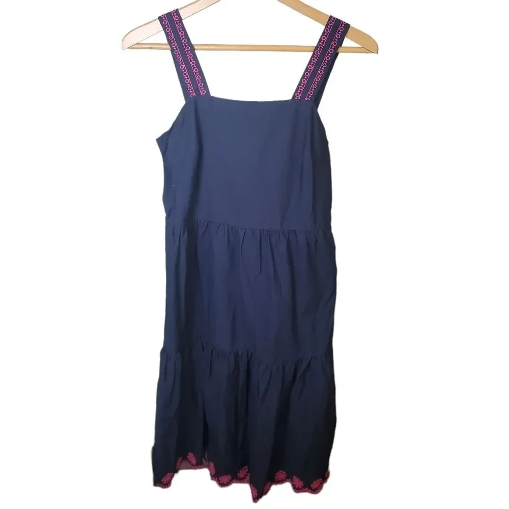 J. Crew Tiered Embroidered Sundress Size 2